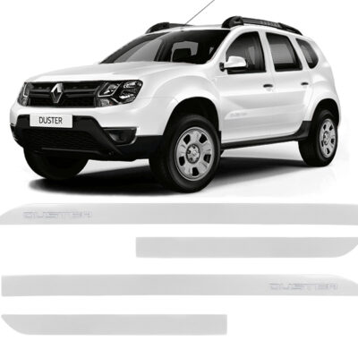 Friso Lateral Escrita Cromada Alto Relevo Renault Duster