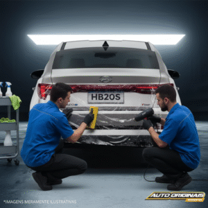 Película Proteção de Pintura - PPF - Para-Choque Traseiro (Serviço)