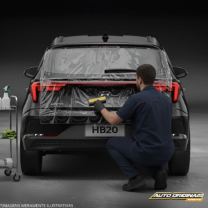 Película Proteção de Pintura - PPF - Tampa do Porta-malas (Serviço)