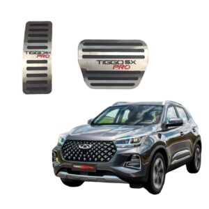 Pedaleira Esportiva Automática em Aço Inox - Chery Tiggo 5x
